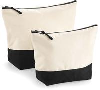 Westford Mill Canvas Accessoires Tasche Kulturbeutel W544 natural/black L (23 x 23 x 11 cm)