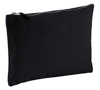 Westford Mill Canvas Stoffbeutel/Tasche/Kosmetiktasche (2 Stück/Packung) (L) (Schwarz)