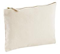 Westford Mill Canvas Stoffbeutel/Tasche/Kosmetiktasche (2 Stück/Packung) (XS) (Natur)