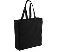 Westford Mill Einkaufstasche Canvas Classic WM108 Schwarz 39 x 42 x 13 cm