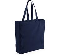 Westford Mill Classic Canvas Shopper Einkaufstasche W108 french navy 39 x 42 x 13 cm