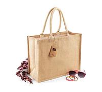 WM407 Westford Mill Jute Classic Shopper Natural 42 x 33 x 19 cm