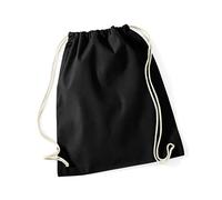 Westford Mill - Cotton Gymsac Black, 37 x 46 cm