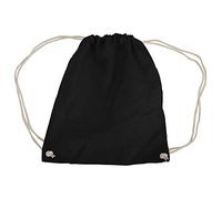Westford Mill Cotton Gymsac, Black, 46 x 36 cm