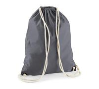 Westford Mill - Cotton Gymsac Graphite Grey, 37 x 46 cm