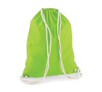 WM110 Westford Mill Cotton Gymsac Lime Green 37 x 46 cm