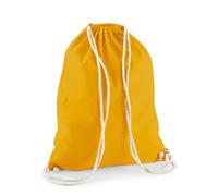 WM110 Westford Mill Cotton Gymsac Mustard 37 x 46 cm