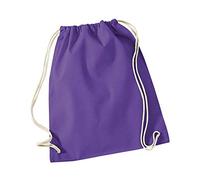WM110 Westford Mill Turnbeutel aus Baumwolle Purple 37 x 46 cm