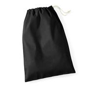 Westford Mill - Cotton Stuff Bag Black - Gr. - L (40 x 50 cm)