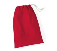 Westford Mill - Cotton Stuff Bag Classic Red - Gr. - XL (49 x 75 cm)