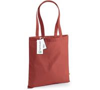 WM801 Westford Mill Einkaufstasche aus Bio-Baumwolle Orange Rust 38 x 42 cm