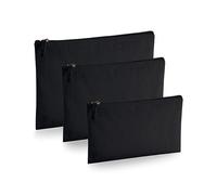 Westford Mill EarthAware® Organic Accessory Pouch Kulturbeutel in 3 Größen Schwarz M