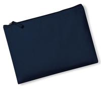 WM830 Westford Mill Zubehörtasche aus Bio Baumwolle French Navy S (20 x 11,5 cm)