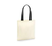 WM801C Westford Mill EarthAware Organic Bag for Life - Contrast Handles Natural 38 x 42 cm
