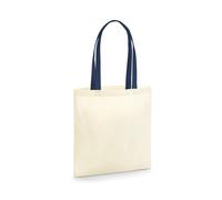 WM801C Westford Mill EarthAware Organic Bag for Life - Contrast Handles Natural 38 x 42 cm