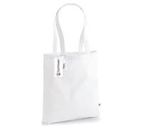 Westford Mill EarthAware® Organic Bag Shopper Baumwolltasche/Einkaufstasche in 13 verschiedenen Farben Weiss