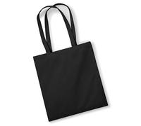 Westford Mill EarthAware® Organic Bag Shopper Baumwolltasche/Einkaufstasche in 13 verschiedenen Farben Schwarz
