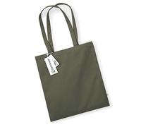 Westford Mill EarthAware® Organic Bag Shopper Baumwolltasche/Einkaufstasche in 13 verschiedenen Farben Olive Green