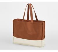 WESTFORD MILL EARTHAWARE® ORGANIC CONTRAST SHOPPER PUMPKIN/NATURAL