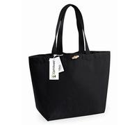 Westford Mill EarthAware Organic Marina Bag XL Shopper Strandtasche Schwarz