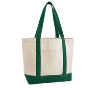 Westford Mill EarthAware Organic Shopper Strandtasche Einkaufstasche Varsity Bottle