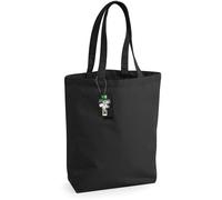 Westford Mill Fairtrade Baumwoll Shopper Baumwolltasche W671 black 28 x 38 x 12 cm