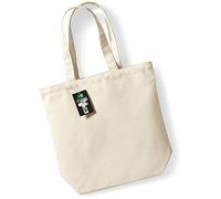 WM671 Westford Mill Camden Shopper (Fairtrade Baumwolle) Natural 37 x 27 x 12 cm