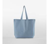 Westford Mill große Baumwolltasche Shopper Einkaufstasche Maxi Blau (Dusty)
