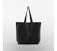 Westford Mill große Baumwolltasche Shopper Einkaufstasche Maxi Schwarz