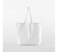 Westford Mill große Baumwolltasche Shopper Einkaufstasche Maxi Weiss