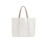 WESTFORD MILL COURTSIDE LARGE TOTE SOFT WHITE/CARAMEL