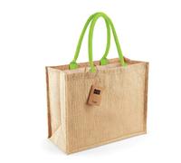 WM407 Westford Mill Jute Classic Shopper Natural 42 x 33 x 19 cm