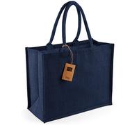 Westford Mill Jute Classic Shopper Tragetasche Schultertasche Navy