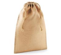 WM415 Westford Mill Jutetasche Jutebeutel Natural M (30x45cm)