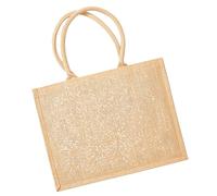 Westford Mill Jute-Shopper Shimmer – Natural Gold – 42 x 33 x 19 cm – W437