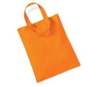 WM104 Westford Mill Mini Einkaufstasche Orange 26 x 32,5 cm