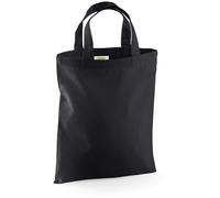WM104 Westford Mill Mini Bag for Life Black 26 x 32,5 cm