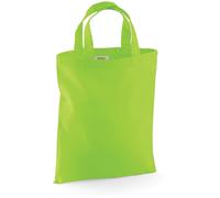Westford Mill Mini Tragetasche Einkaufstasche W104 lime green 26 x 32,5 cm