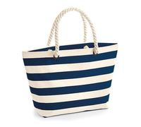Westford Mill - Nautical Beach Bag Natural, 36 x 35 x 18 cm