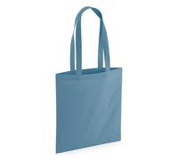 Westford Mill Organic Baumwolltasche Natur Bio Baumwolle Shopper langer Tragegriff natural