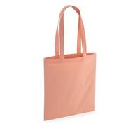 Westford Mill Organic Baumwolltasche Natur Bio Baumwolle Shopper langer Tragegriff natural