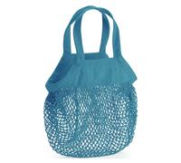 WESTFORD MILL Organic Cotton Mini Mesh Grocery Bag AIRFORCE BLUE