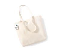WM180 Westford Mill Organic Cotton Shopper Natural 32 x 35 x 12 cm
