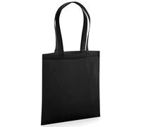 Westford Mill - Organic Premium Cotton Bag Black, 38 x 42 cm