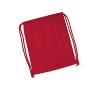 Westford Mill Organic Premium Cotton Gymsac Classic Red