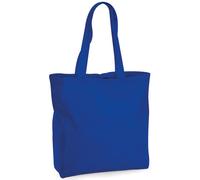 WM265 Westford Mill Premium Tasche aus Bio-Baumwolle - Maxi Bag Bright Royal 35 x 39 x 13,5 cm