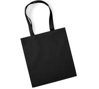 Westford Mill Organic Premium Cotton Maxi Bag Shopper Schwarz