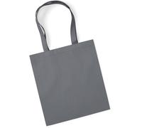 Westford Mill Organic Premium Cotton Bag Shopper Graphite Grey
