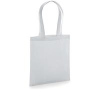 Westford Mill Organic Premium Cotton Maxi Bag Shopper Light Grey