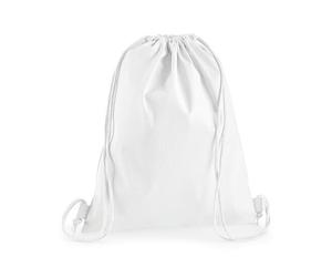 Westford Mill - Premium Cotton Gymsac White, 37 x 46 cm